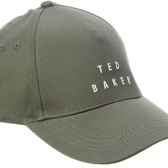 Ted Baker London Baseball Cap Cotton Hat Adult Leather Strap NEW - Picture 1 of 7